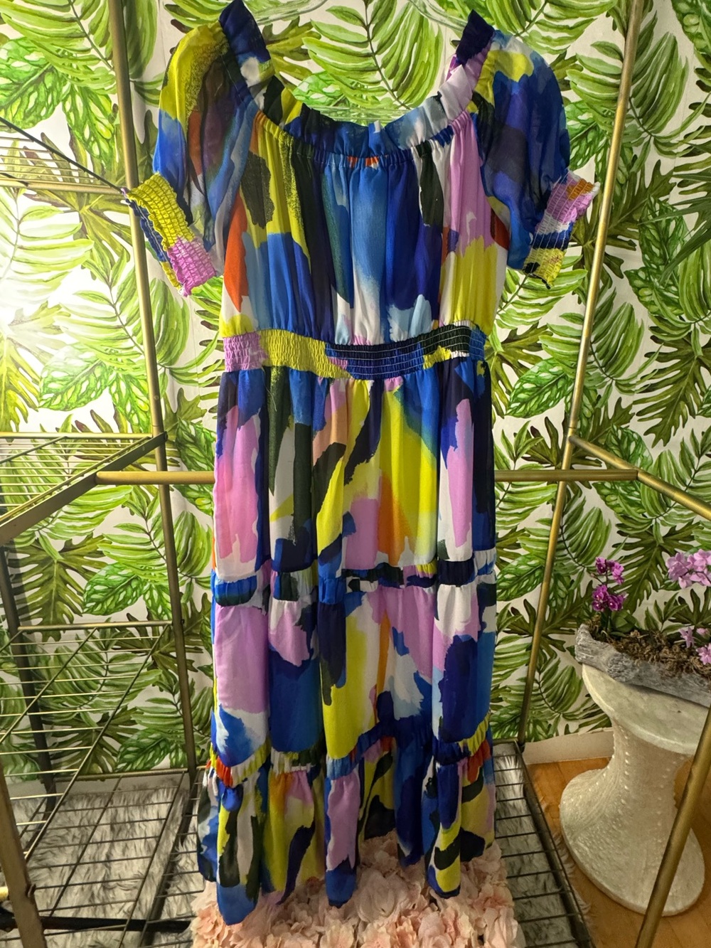 Her Destiny Blue and White Dress (Label: Her Destiny)